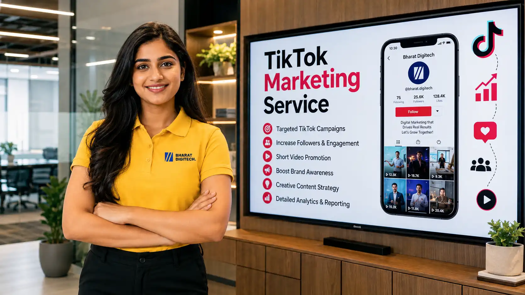 TikTok Marketing support by Bharat Digitech